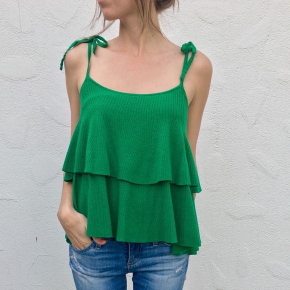 J. Crew Tops - (J. Crew) Tiered Top in Merino Wool